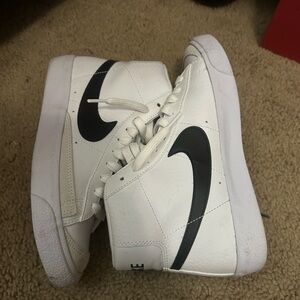 Nike Blazers Black and White
